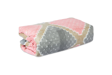 Textile & Saltele - Cuvertura Brius Dublu Trafic Imprimata, Microfibra soft, 200x220, Matlasata cu vatelina 80 gr/mp, M6