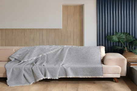 Textile & Saltele - Cuvertura Brius Pike, Bumbac 100%, Bumbac, Modele traditionale in trend actual, Diverse modele/culori