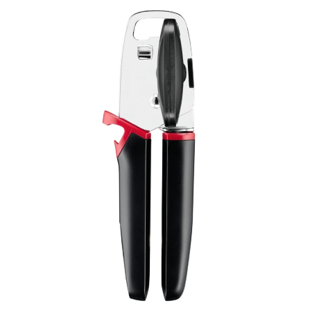 Bucatarie - Deschizator pentru conserve, borcane si sticle Tefal Ingenio K4274334, inox, compatibilitate cu masina de spalat vase, negru & rosu
