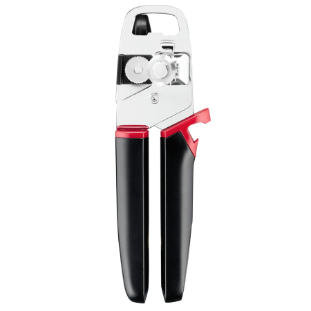 Deschizator pentru conserve, borcane si sticle Tefal Ingenio K4274334, inox, compatibilitate cu masina de spalat vase, negru & rosu [12]