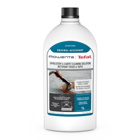 Bucatarie - Detergent pentru aspirator cu spalare Rowenta XD5310F0 pentru textile si covoare, 1 litru, compatibil cu aspiratorul cu spalare Rowenta Clean IT IN5020F0, IN5011F0