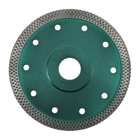 Unelte de vopsit si tencuit - Disc diamantat Gröne, diametru 125 x 22,23 mm, muchie canelata continua "Cyclone"