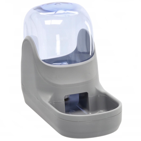Living & hol - Dispenser automat apa caini pisici gravitational 3800 ml, 35x17x29 cm, umplere automata, gri