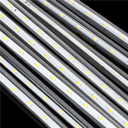 (DL) Instalatie de Craciun, 8 tuburi, 30cm, 144 LED, ploaie de meteoriti, alb [6]