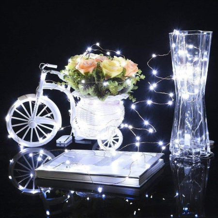 (DL) Instalatie lumina decorativa cu 300 LED-uri, telecomanda, 30m, iluminare alba [1]