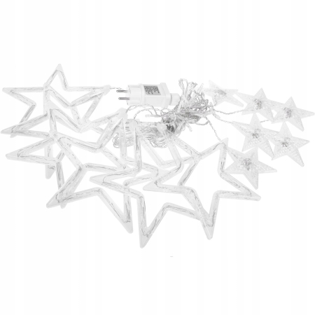 (DL) Instalatie lumina tip perdea cu 138 LED-uri, 2m, pentru interior/exterior, iluminare alb rece [10]