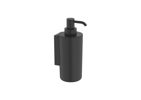 Accesorii lavoare - Dozator baie Roca Sonata, pe perete, 250 ml, plastic, mat, negru, A817736NB0