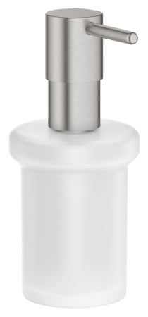 Accesorii baie - Dozator Grohe 41188DC0, Start, pe suport, 160 ml, sticla, mat, otel satinat