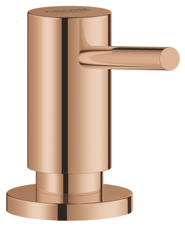 Accesorii baie - Dozator sapun bucatarie Grohe 40535DA0, incastrat, 500 ml, lucios, cupru