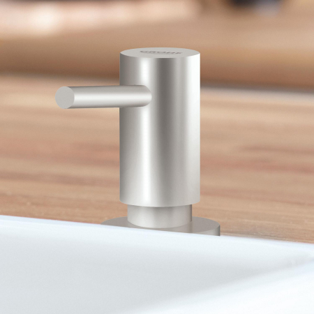 Dozator sapun bucatarie Grohe 40535DC0, Cosmo, incastrat, 400 ml, mat, otel satinat [6]