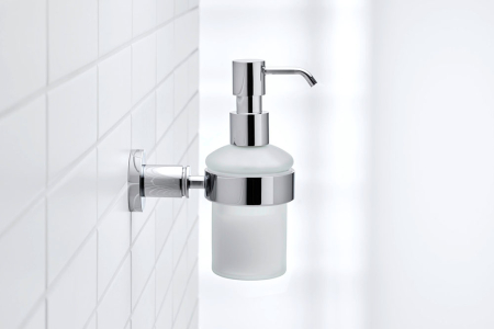 Dozator sapun Duravit 0099161000, baie D-Code, tip instalare pe perete, volum ml 200, numar orificii instalare 2, crom [2]