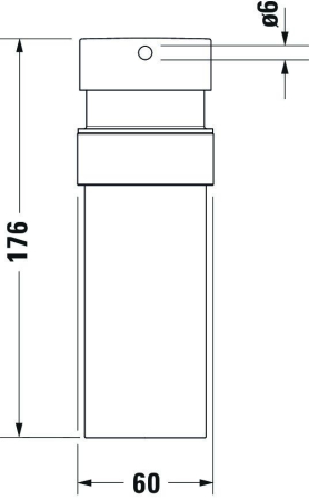 Dozator sapun Duravit 0099351000, Starck T, tip instalare pe perete, volum ml 200, numar orificii instalare 2, crom [2]
