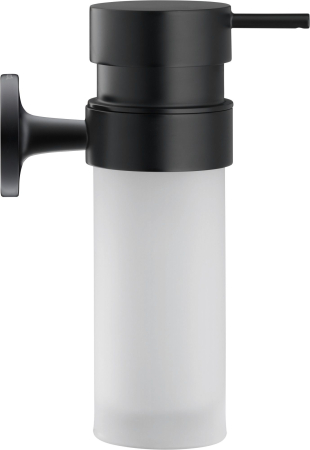 Baie - Dozator sapun Duravit 0099354600, baie Starck T, tip instalare pe perete, design modern, fixare sigura, negru