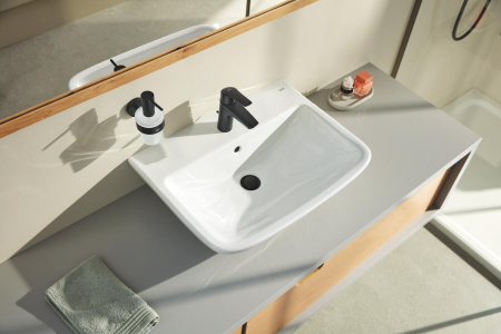 Dozator sapun Grohe 1022572430, 144 mm, 126 mm, 2 orificii instalare, 160 volum ml, pe perete, Negru [2]