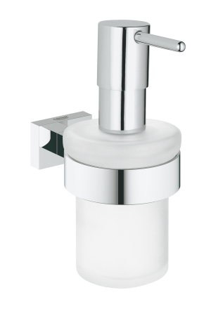 Accesorii baie - Dozator sapun Grohe 40756001, 157 mm, 74 mm, 1 orificii instalare, 150 volum ml, pe perete, Transparent