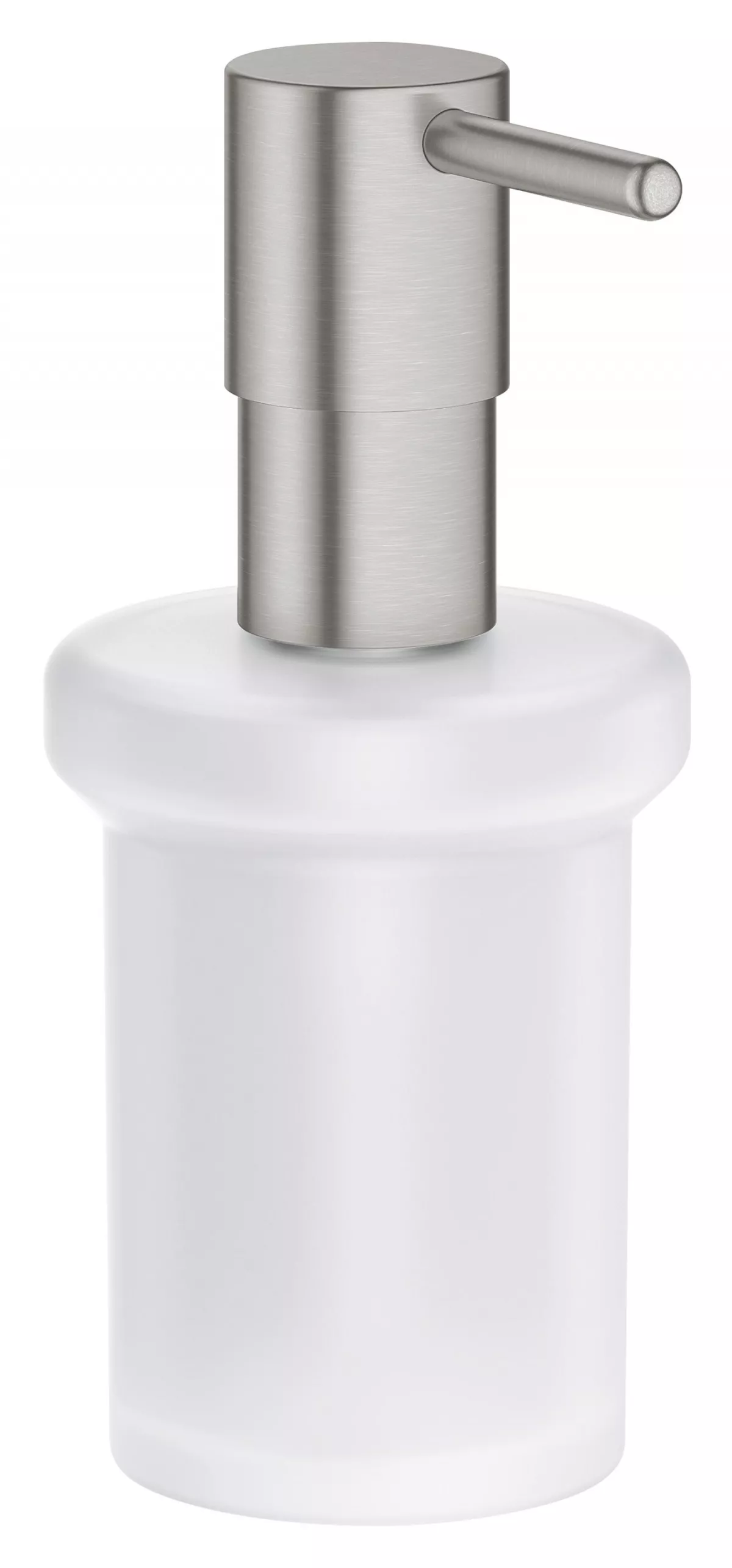 Dozator sapun Grohe Essentials, pe suport, 160 ml, sticla/metal, mat, otel satinat, 40394DC1 [0]
