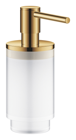 Accesorii baie - Dozator sapun lichid Grohe 41028GL0, Selection, 130 ml, sticla/metal, lucios, auriu