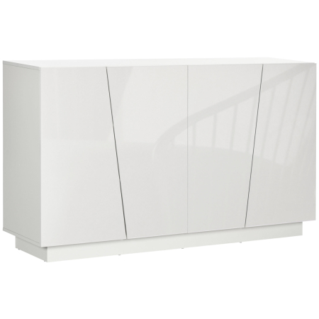 Bucatarie -  Dulap Alb 150×40×88 cm - 5 Niveluri & Polita Reglabila