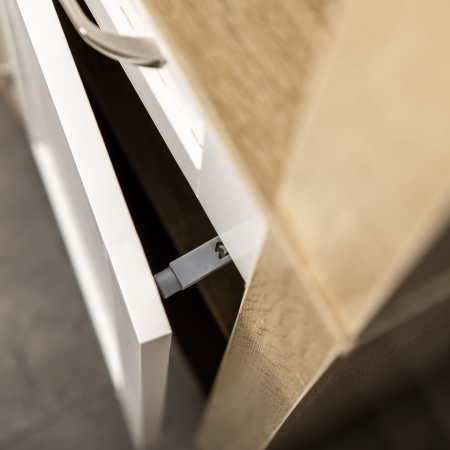  Dulap Baie inalt - Sertar & Rafturi Reglabile, Alb Elegant [8]