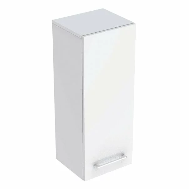 Dulapuri baie - Dulap baie suspendat alb Geberit Selnova Square 1 usa 85 cm