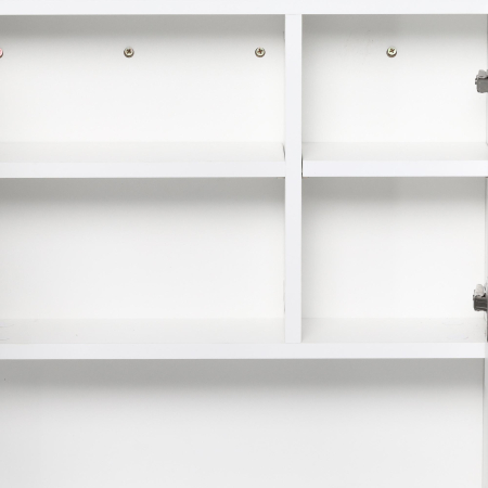  Dulap Baie Suspendat - Cu Oglinda si Rafturi Reglabile [7]