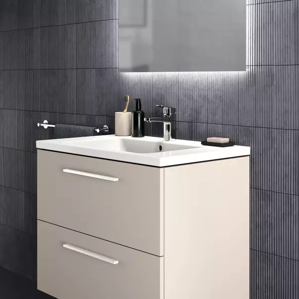 Dulap baza suspendat Ideal Standard i.life B bej nisipiu mat 2 sertare 80 cm [2]