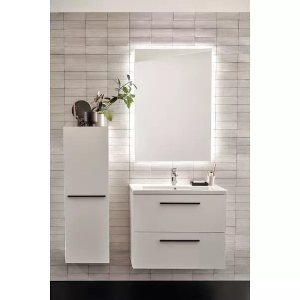 Dulap baza suspendat Ideal Standard i.life S 2 sertare alb mat 80 cm [5]