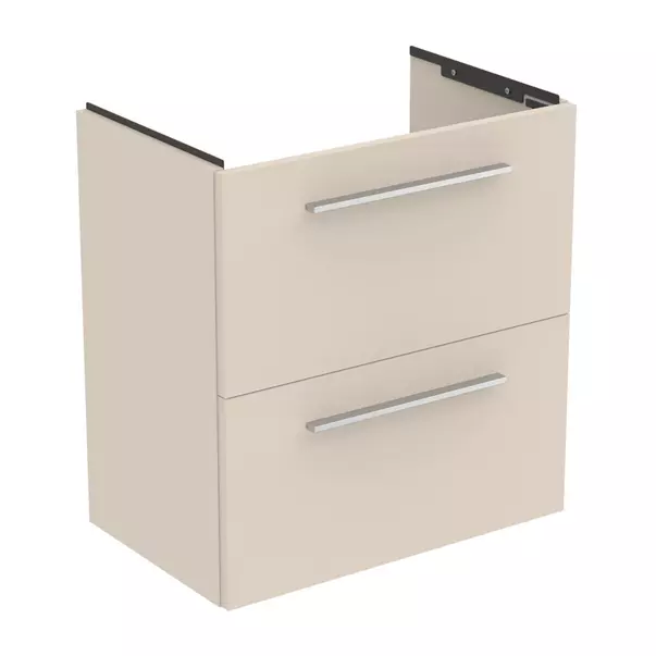 Dulap baza suspendat Ideal Standard i.life S 2 sertare bej - nisip 60 cm [3]
