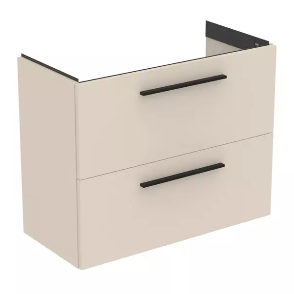 Dulap baza suspendat Ideal Standard i.life S 2 sertare bej - nisip 80 cm [1]