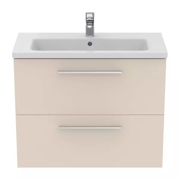 Dulap baza suspendat Ideal Standard i.life S 2 sertare bej - nisip 80 cm [5]