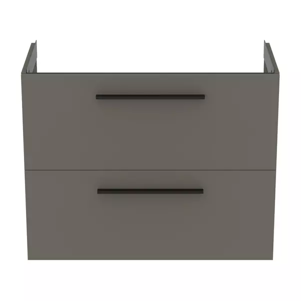 Dulap baza suspendat Ideal Standard i.life S 2 sertare gri 80 cm [3]