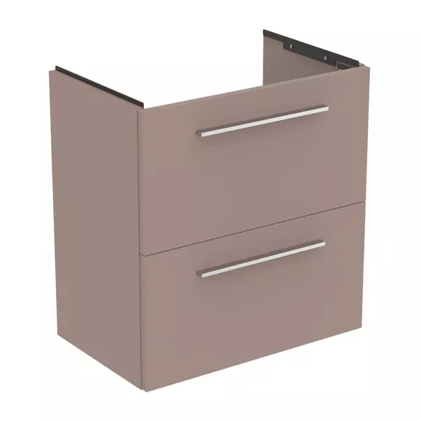 Dulap baza suspendat Ideal Standard i.life S 2 sertare gri - bej 60 cm [5]