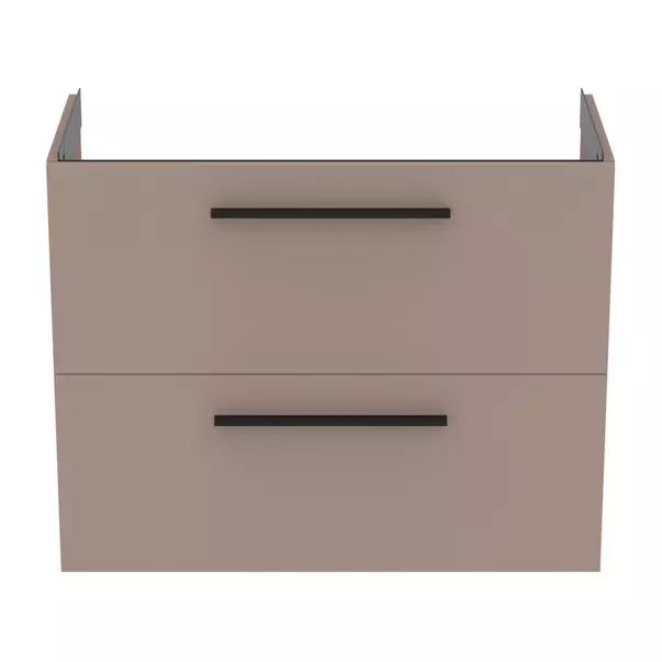 Dulap baza suspendat Ideal Standard i.life S 2 sertare gri - bej 80 cm [5]