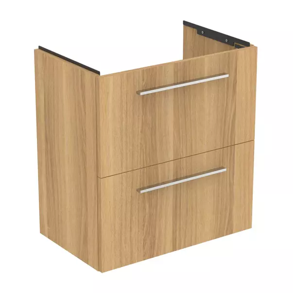 Dulap baza suspendat Ideal Standard i.life S 2 sertare stejar 60 cm [4]