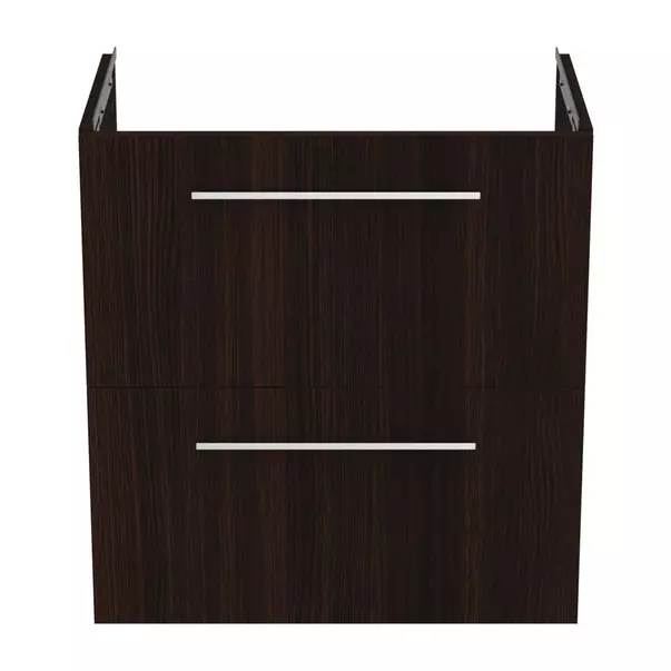 Dulap baza suspendat Ideal Standard i.life S 2 sertare stejar cafeniu 60 cm [3]