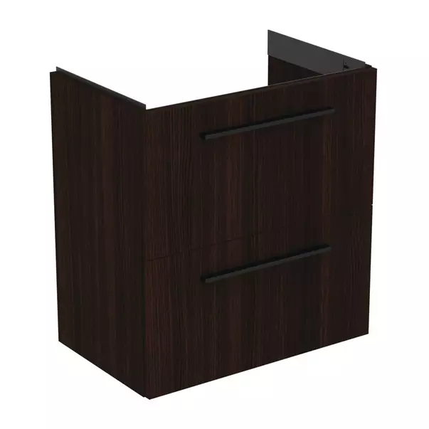 Dulap baza suspendat Ideal Standard i.life S 2 sertare stejar cafeniu 60 cm [5]