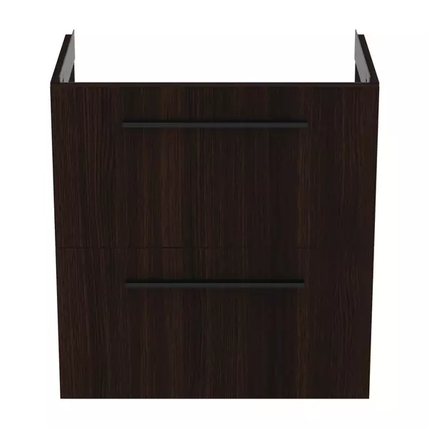 Dulap baza suspendat Ideal Standard i.life S 2 sertare stejar cafeniu 60 cm [4]