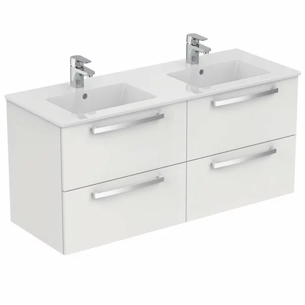 Baza lavoar - Dulap baza suspendat Ideal Standard Tempo 120 cm, alb lucios