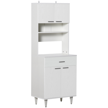 Bucatarie -  Dulap Bucatarie Mare din Lemn - Clasic Alb Elegant