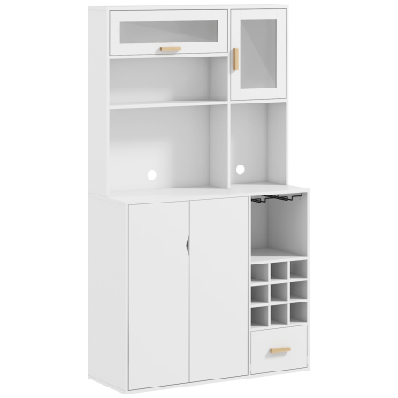 Bucatarie -  Dulap Bucatarie Multifunctional - Depozit Vin, Blat & Rafturi Sticla