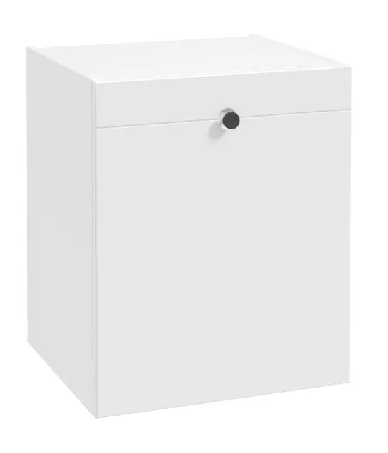 Mobilier pentru baie - Dulap cabinet Defra Isole, suspendat, 60 x 50 x 45 cm, sertar, mat, alb, 001-B-05010