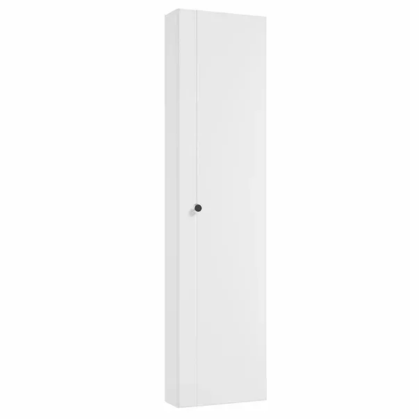 Mobilier pentru baie - Dulap coloana Defra Isole, 170 x 42 x 17 cm, usa, mat, alb, 001-C-04202