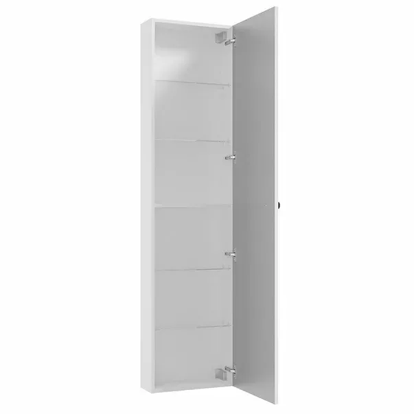 Dulap coloana Defra Isole, 170 x 42 x 17 cm, usa, mat, alb, 001-C-04202 [1]