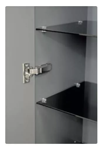 Dulap coloana Oristo Siena, 170 x 40 x 17 cm, usa, mat, gri, 45-SB1D-40-12 [2]