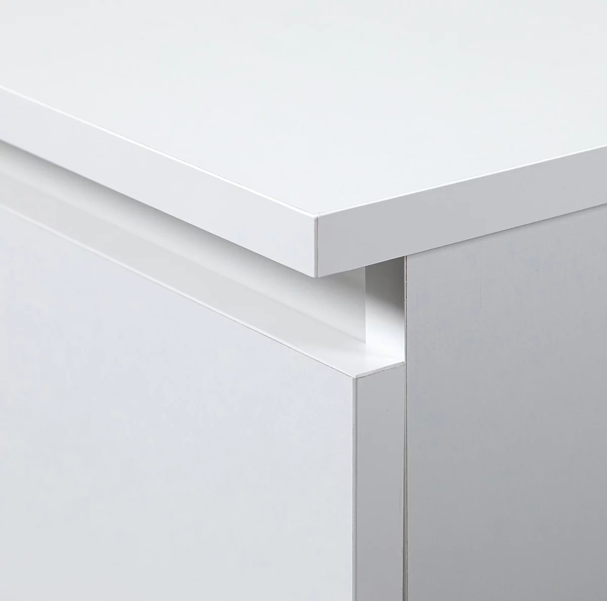 Dulap cu usa si 8 etajere, PAL laminat 16 mm, 80x35x180 cm, alb [5]