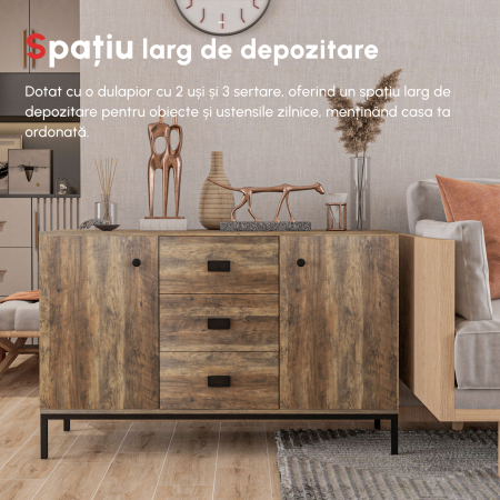  Dulap Industrial - Lateral cu Sertare & Rafturi Reglabile [2]