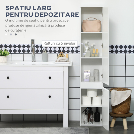  Dulap ingust pentru Baie - 5 Niveluri [3]