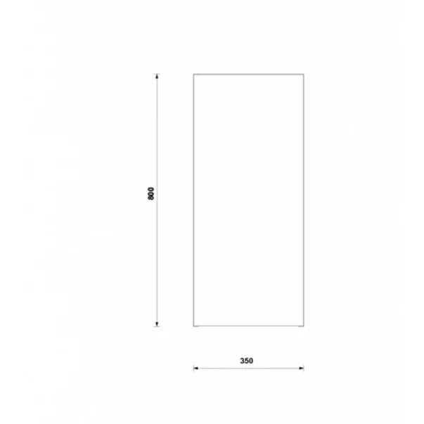 Dulap mediu suspendat Gala Shona alb 1 usa 35 cm [2]