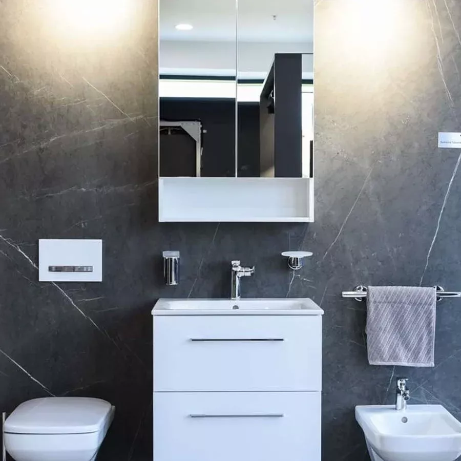 Dulap oglinda Geberit Selnova Square, suspendat, 85 x 59 x 18 cm, lucios, alb, 501.264.00.1 [1]