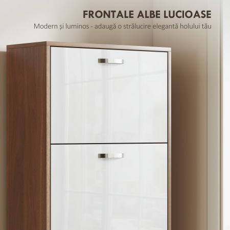  Dulap Pantofi 60×28×189 cm - 5 Sertare & Spatiu pentru 30 Perechi [5]